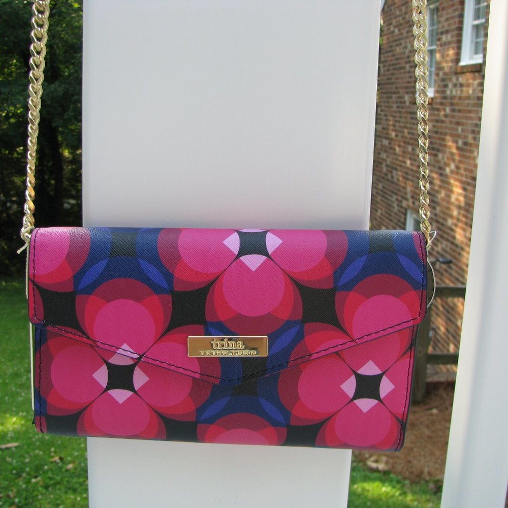 **NEW** Trina Turk Crossbody Bag Geo Print